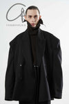 HED MAYNER Super DB jacket AW22_J20_BLK/WO